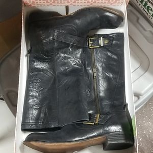 Gianni Bini size 11 black Moto boots